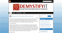 Desktop Screenshot of demystifyit.com