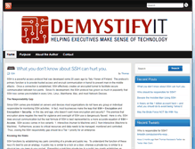 Tablet Screenshot of demystifyit.com